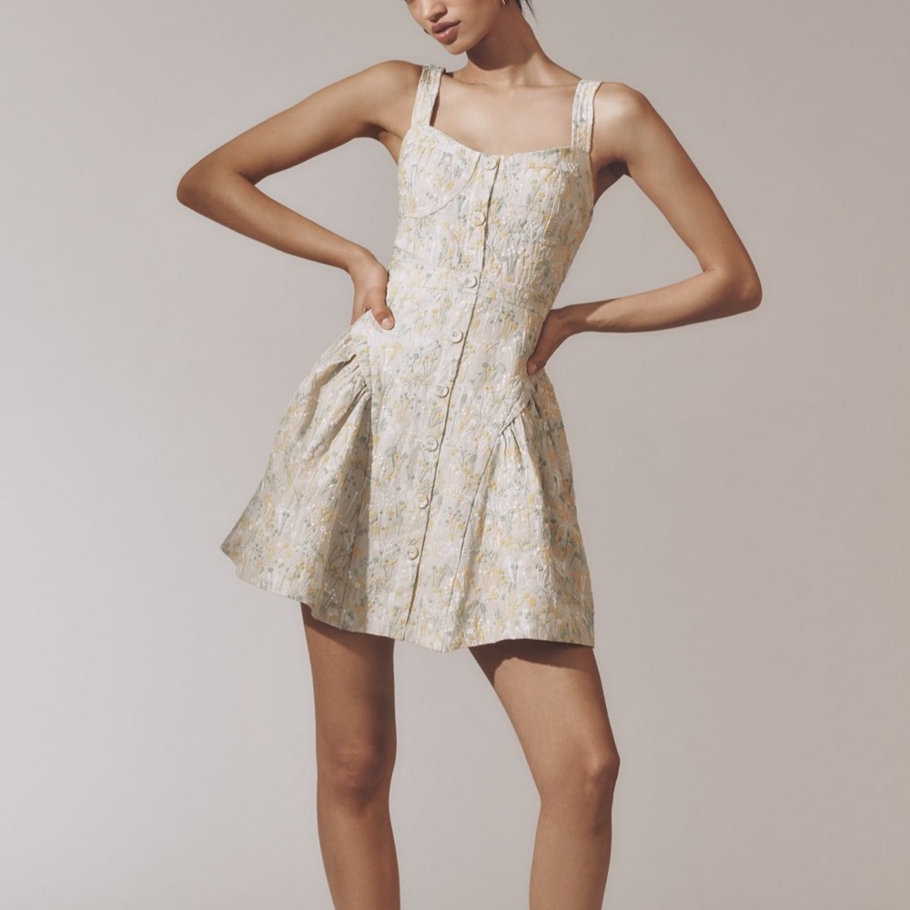 Sweetheart Fit & Flare Mini Dress from English Factory - Picture 3 of 4
